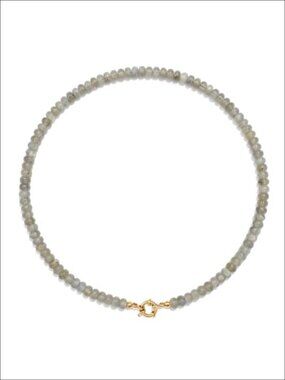 Boho Beaded Gemstone Choker Necklace Natural Stone Summer Beach Jewelry